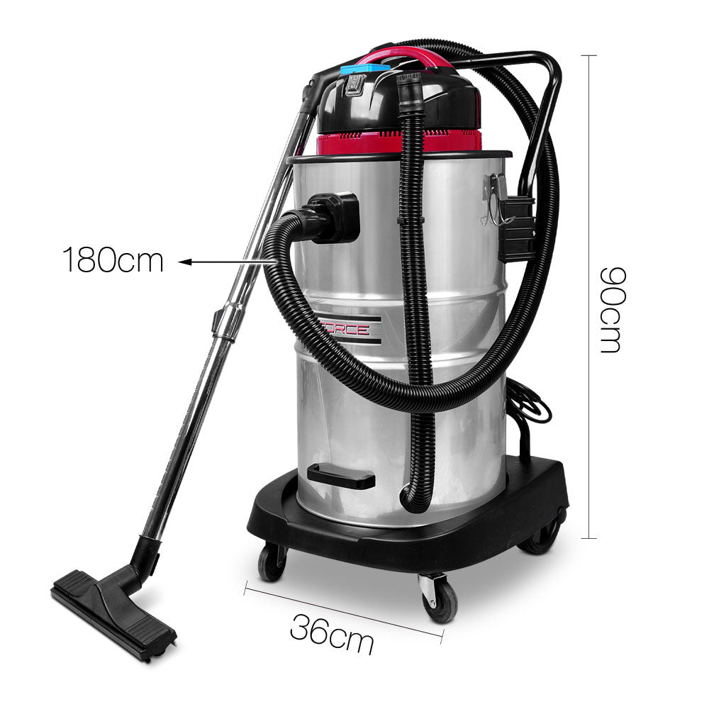 Industrial Commercial Bagless Dry Wet Vacuum Cleaner 60L