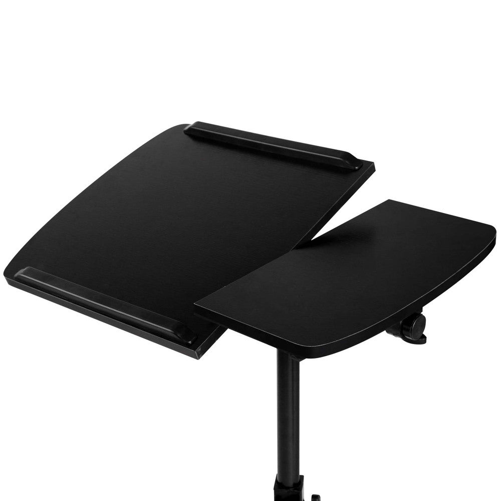 Rotating Mobile Laptop Adjustable Desk Black