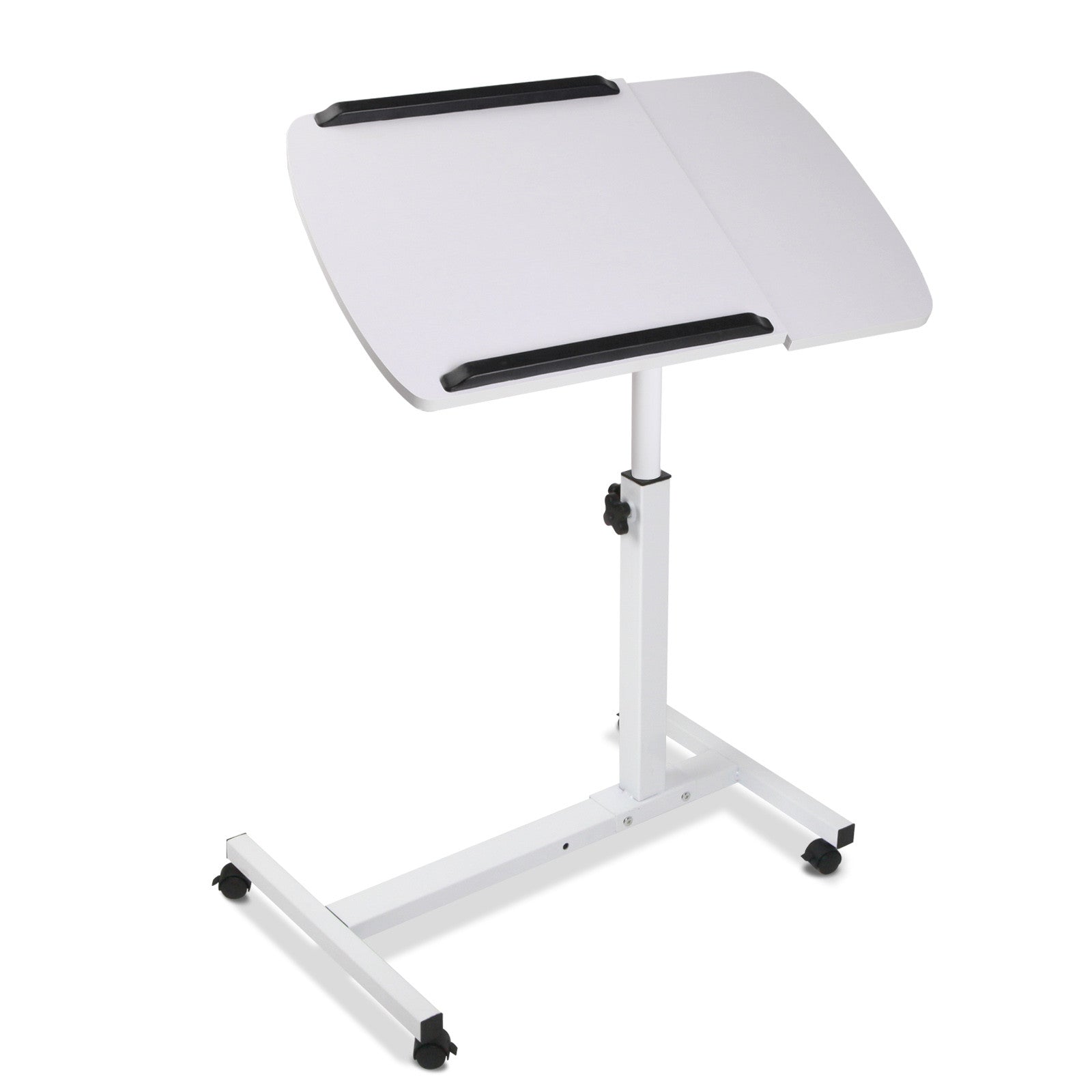 Rotating Mobile Laptop Adjustable Desk White