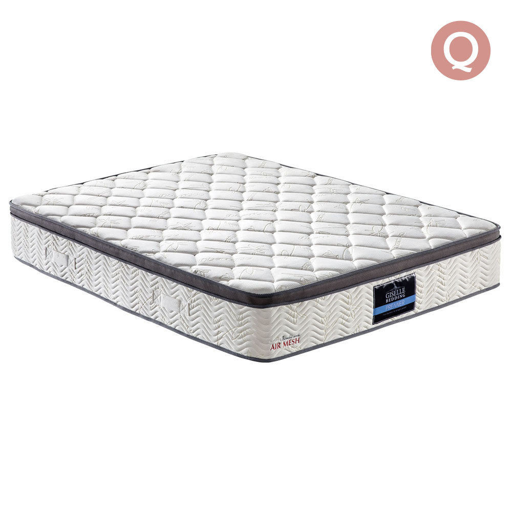 Euro Top Pocket Spring Bamboo Fabric Mattress Queen