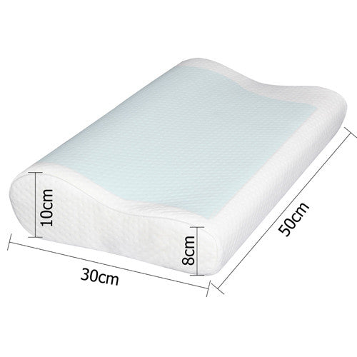 Set of 2 Cool Gel Top Memory Foam Pillow