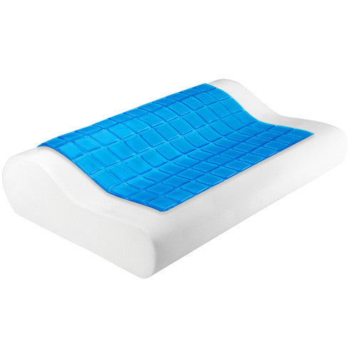 Set of 2 Cool Gel Top Memory Foam Pillow