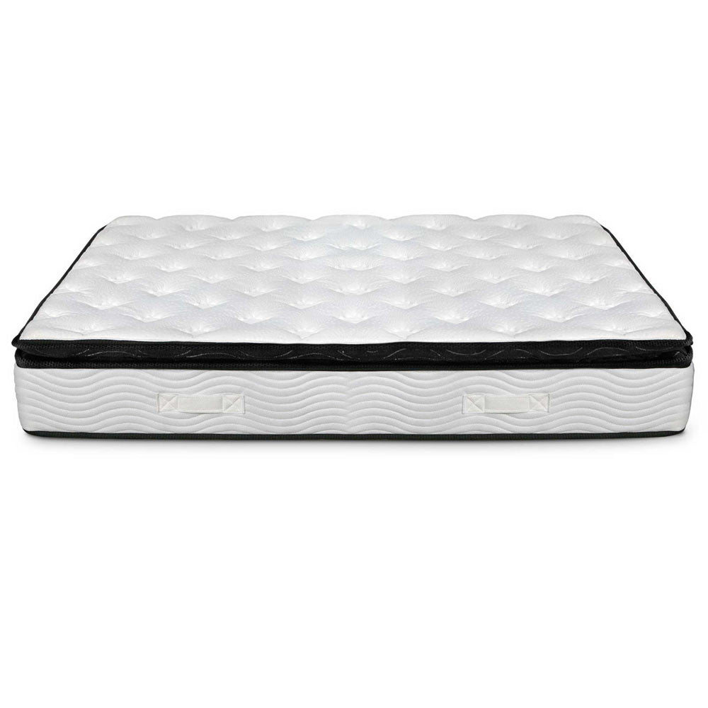 Latex Pillow Top Pocket Spring Mattress King Single