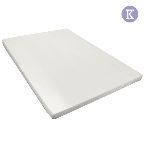 Visco Elastic Memory Foam Mattress Topper 8cm King