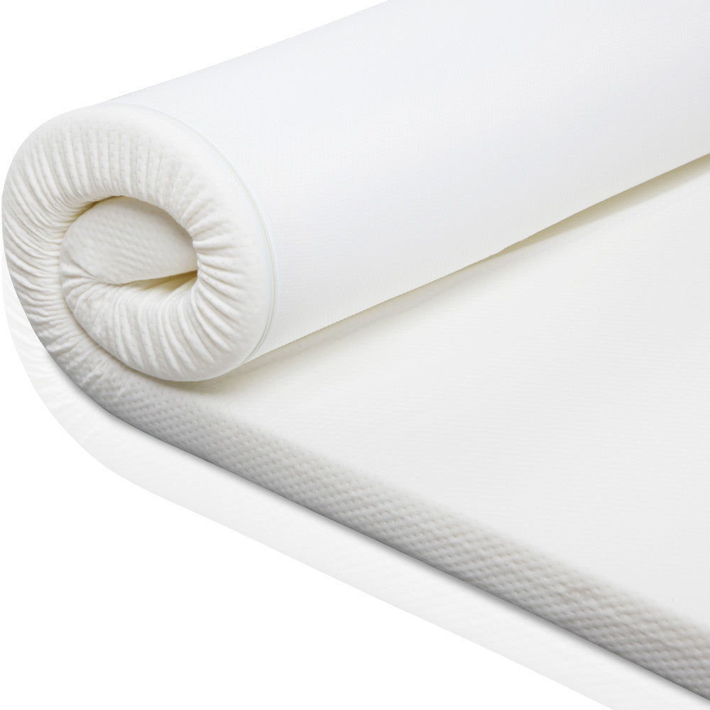 Visco Elastic Memory Foam Mattress Topper 7cm Kingle Single