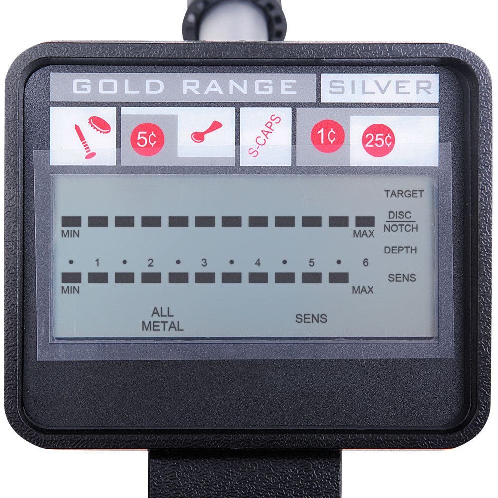 Deep Searching Sensitive Metal Detector w/ LCD System Readout