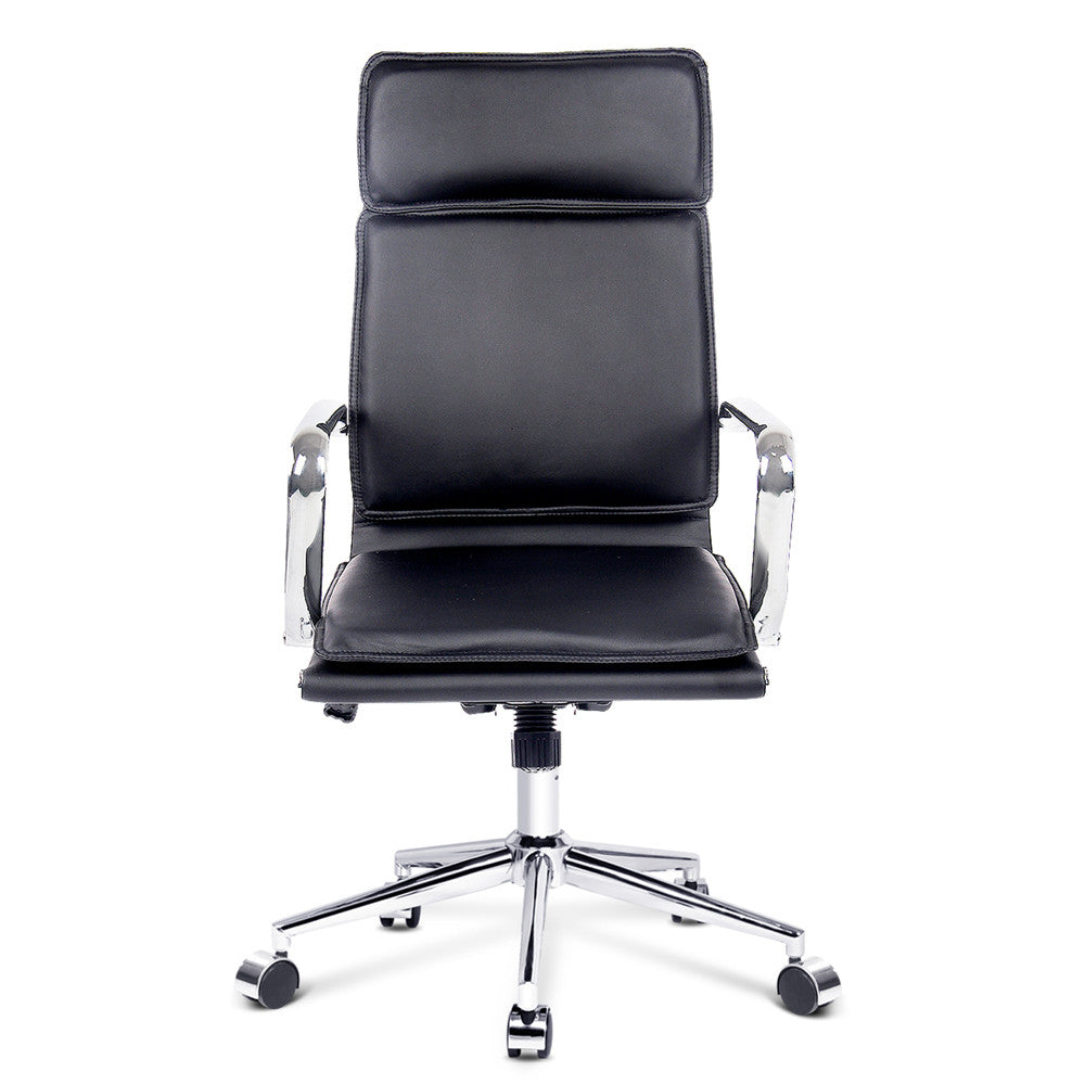 Executive PU Leather Office Computer Chair Black