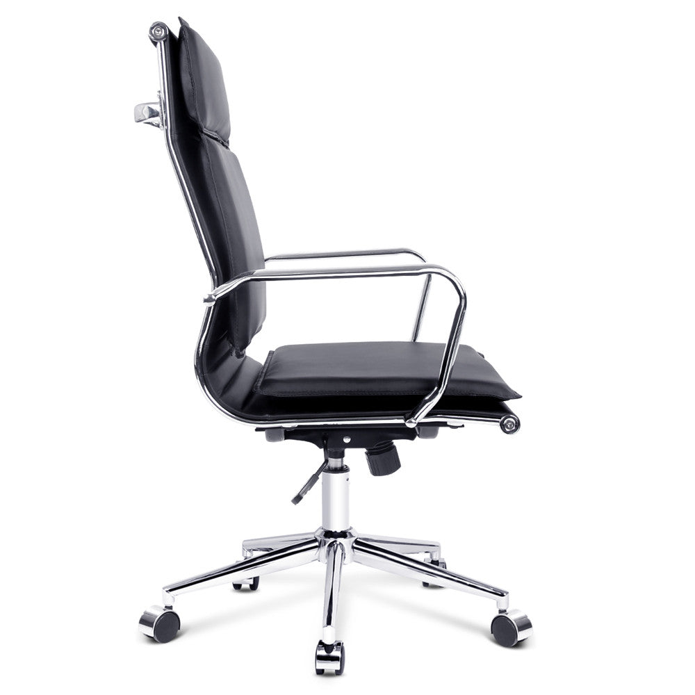 Executive PU Leather Office Computer Chair Black