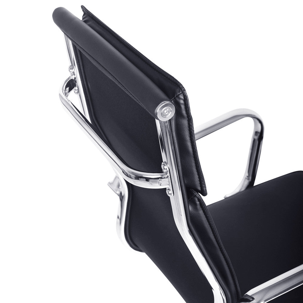 Executive PU Leather Office Computer Chair Black