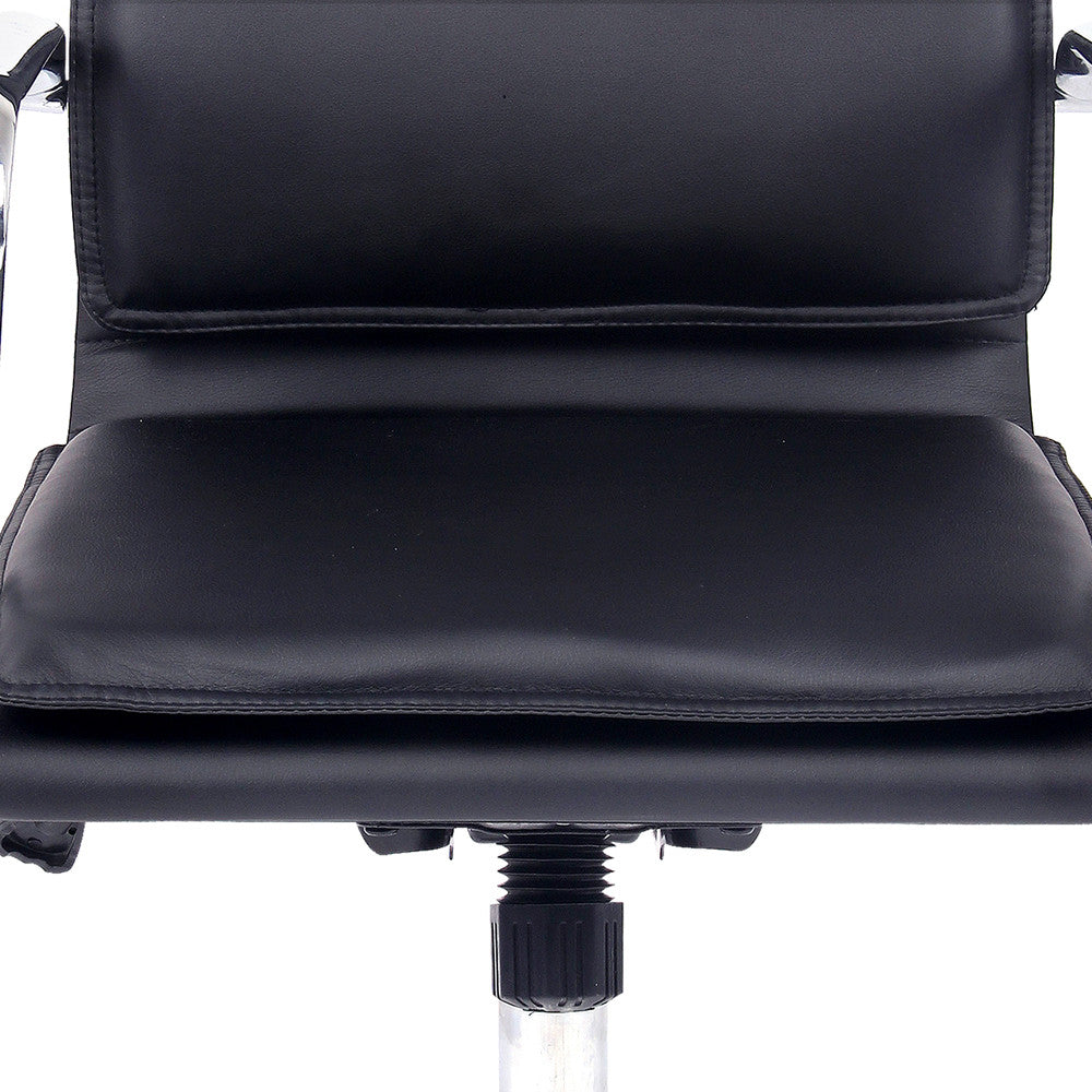 Executive PU Leather Office Computer Chair Black