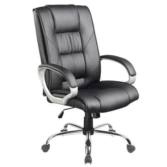 Executive PU Leather Office Computer Chair Black