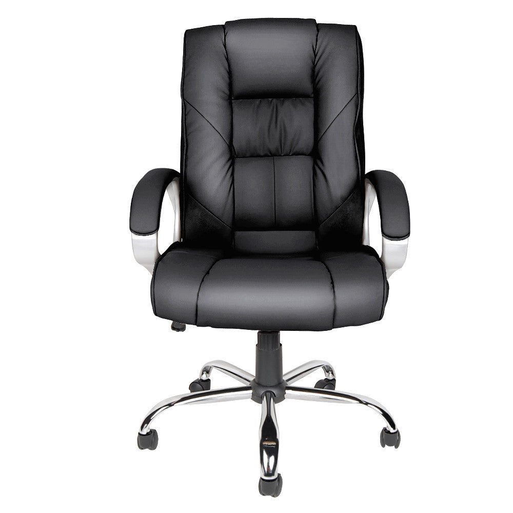 Executive PU Leather Office Computer Chair Black