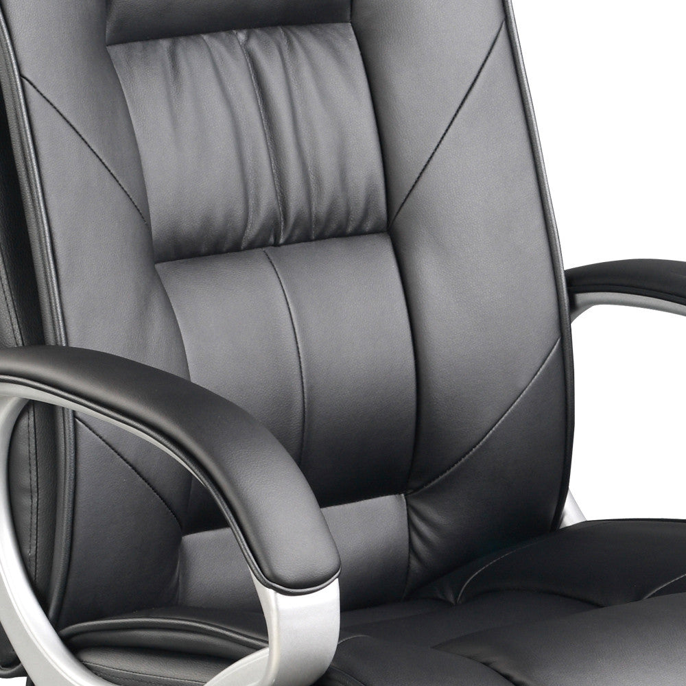 Executive PU Leather Office Computer Chair Black