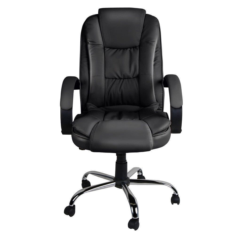 Executive PU Leather Office Computer Chair Black