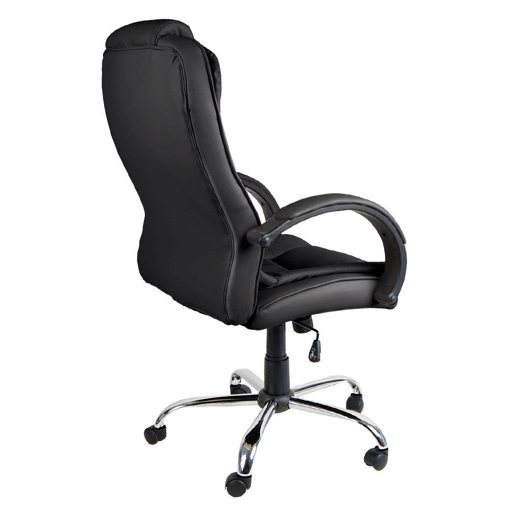 Executive PU Leather Office Computer Chair Black