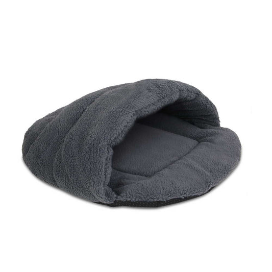 Cave Style Pet Bed Grey - Large