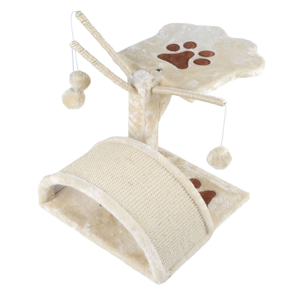 Cat Scratching Poles Post Furniture Tree House Beige