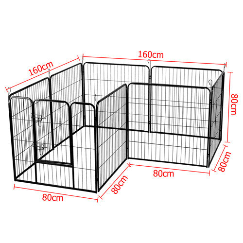 8 Panels Pet Dog Exercise Playpen