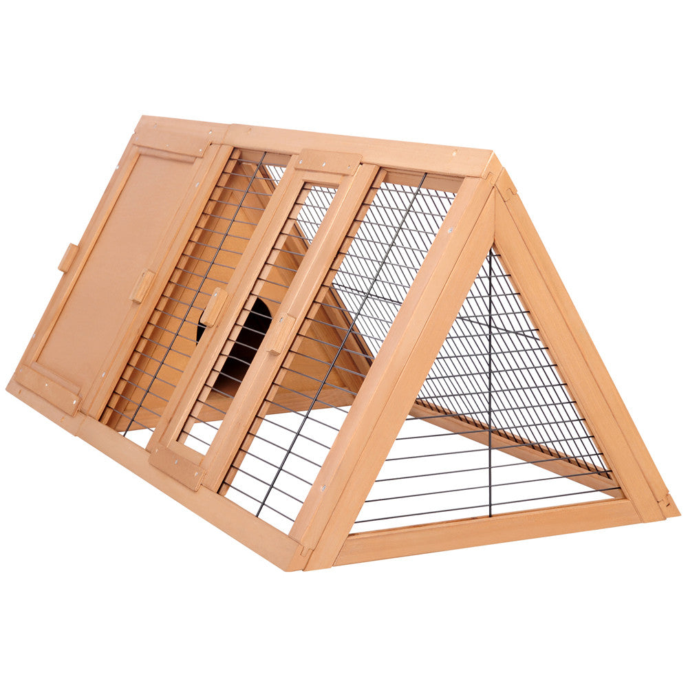 Rabbit Hutch Guinea Pig Chicken Ferret Cage Triangle