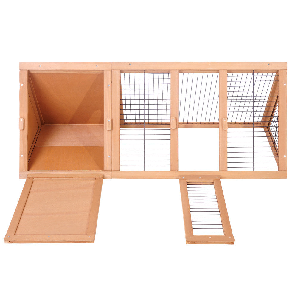 Rabbit Hutch Guinea Pig Chicken Ferret Cage Triangle