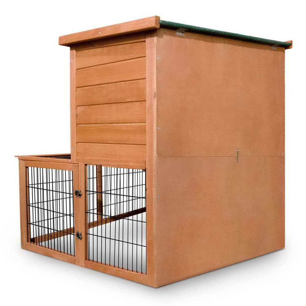 Deluxe Rabbit Cage Hutch w/ Under-Run