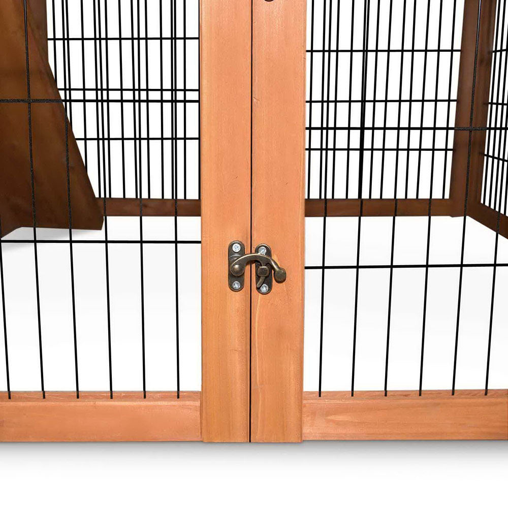 Deluxe Rabbit Cage Hutch w/ Under-Run