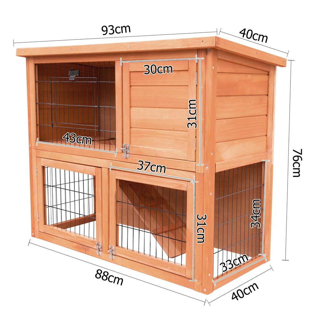 Double Storey Rabbit Hutch