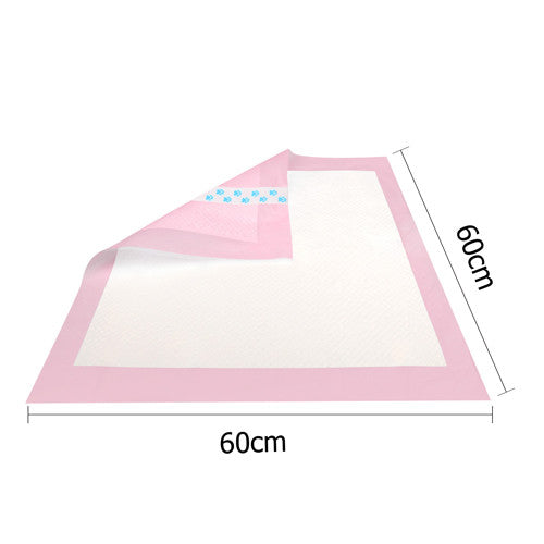 50 Puppy Pet Dog Toilet Training Pads Pink