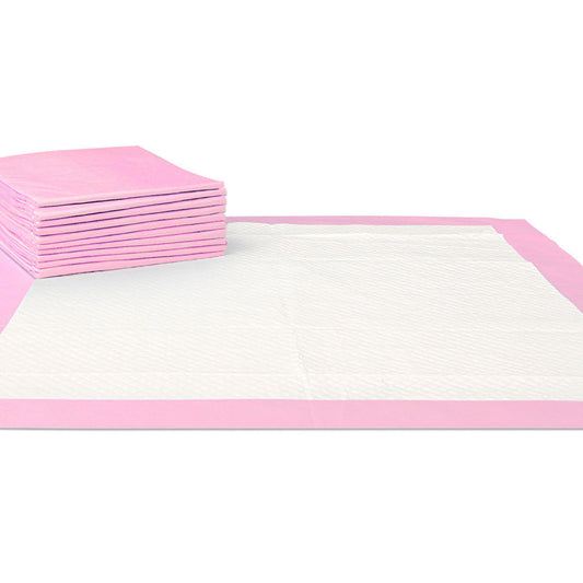 200 Puppy Pet Dog Toilet Training Pads Pink