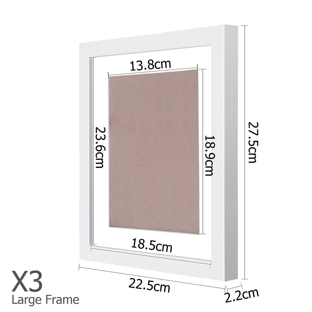 11 pcs Photo Frames Set Wall White