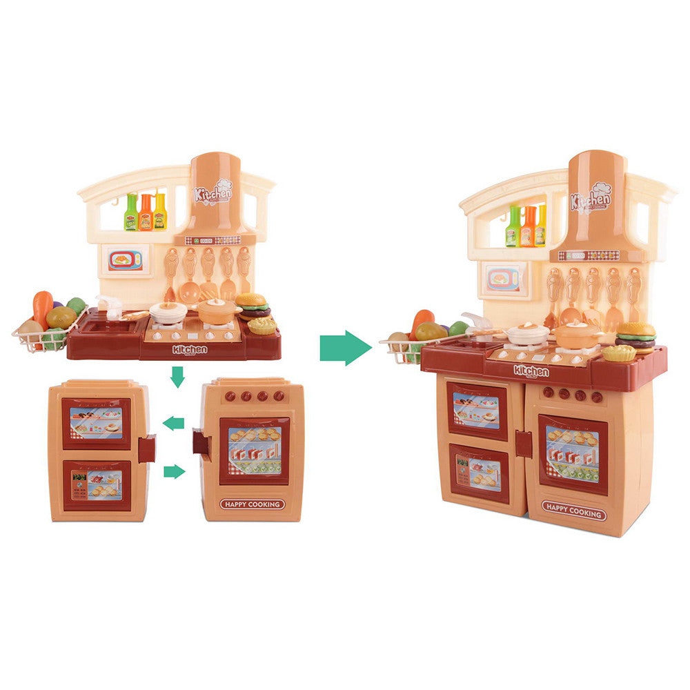 Kitchen Pretend Play Set Orange