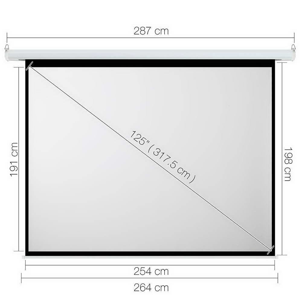 Electric Projector Screen - 317 cm