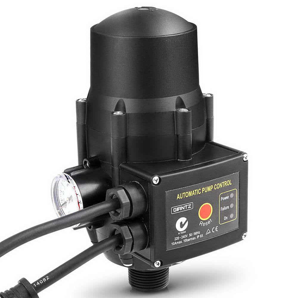 Adjustable Pressure Switch Water Pump Controller Black