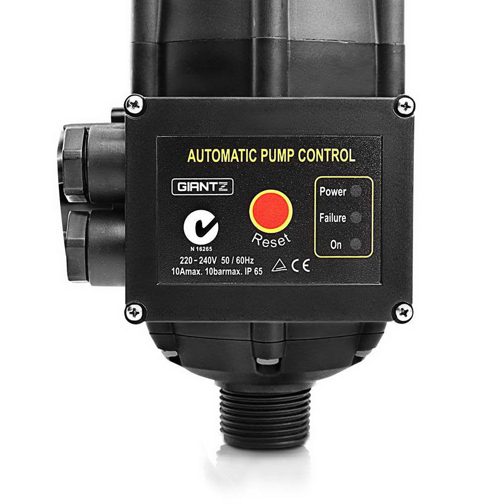 Adjustable Pressure Switch Water Pump Controller Black