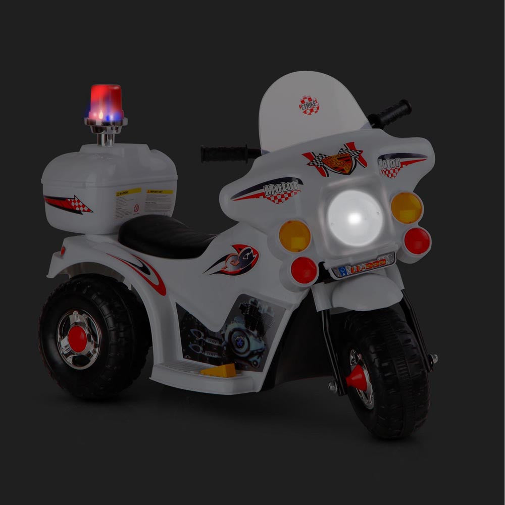 Kids Ride on Motorbike White