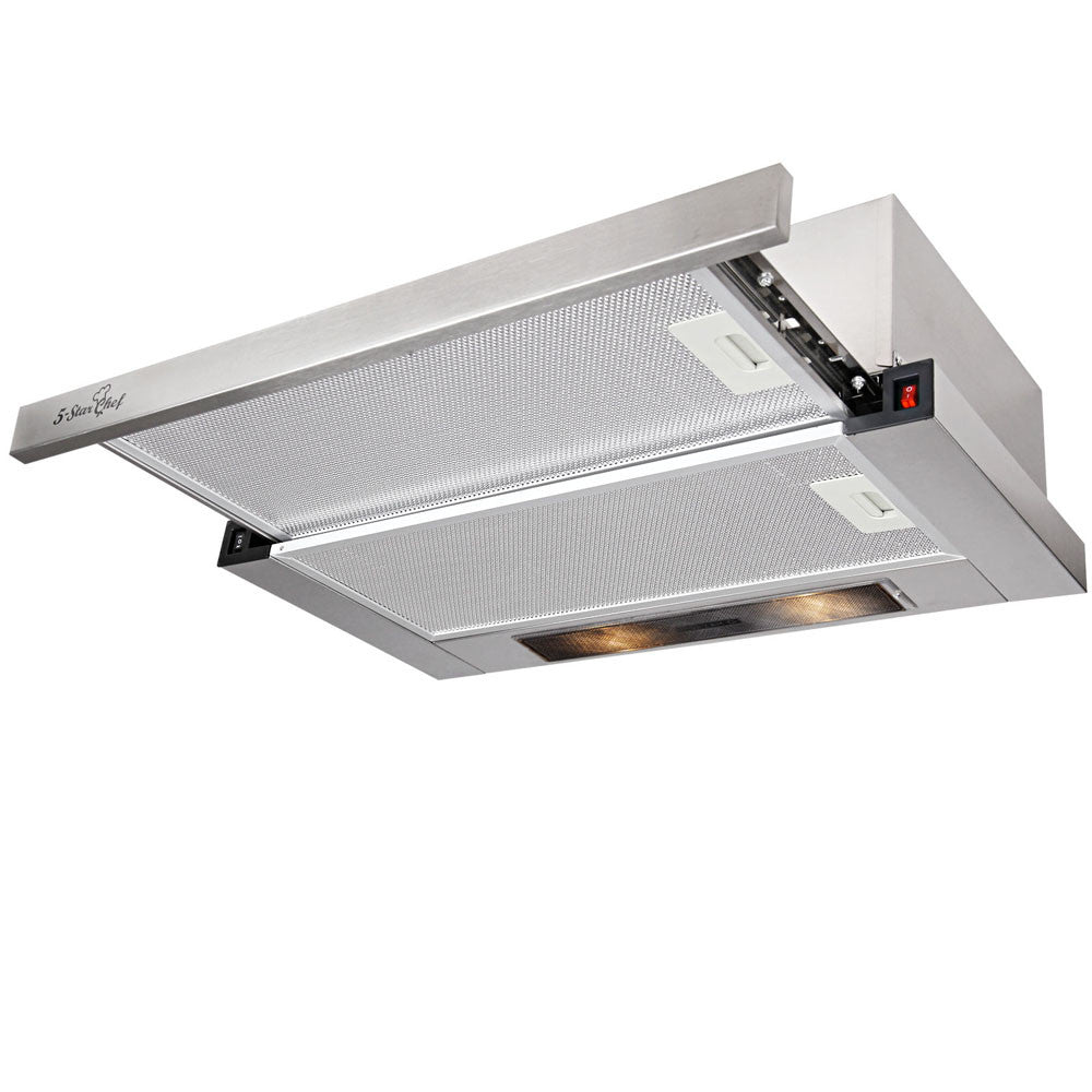 5 Star Chef Slide Out Range Hood 60cm