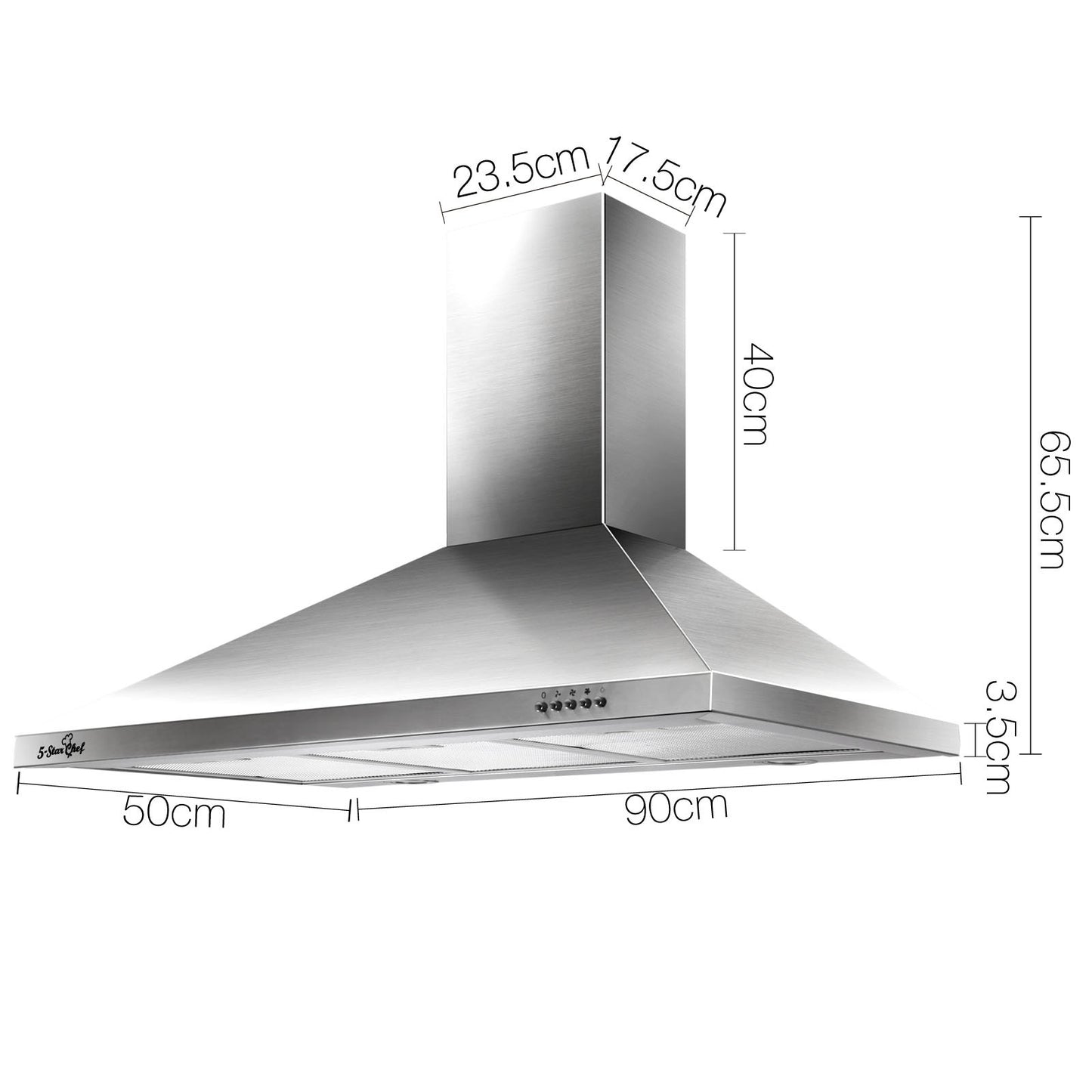 90CM Wall Mount Range Hood