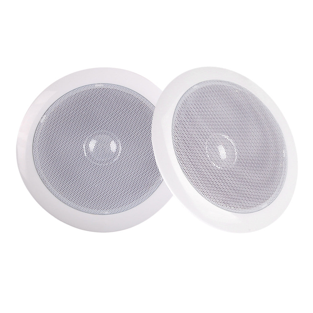 Set of 2 Home Theatre Round Ceiling Speaker 6 inch