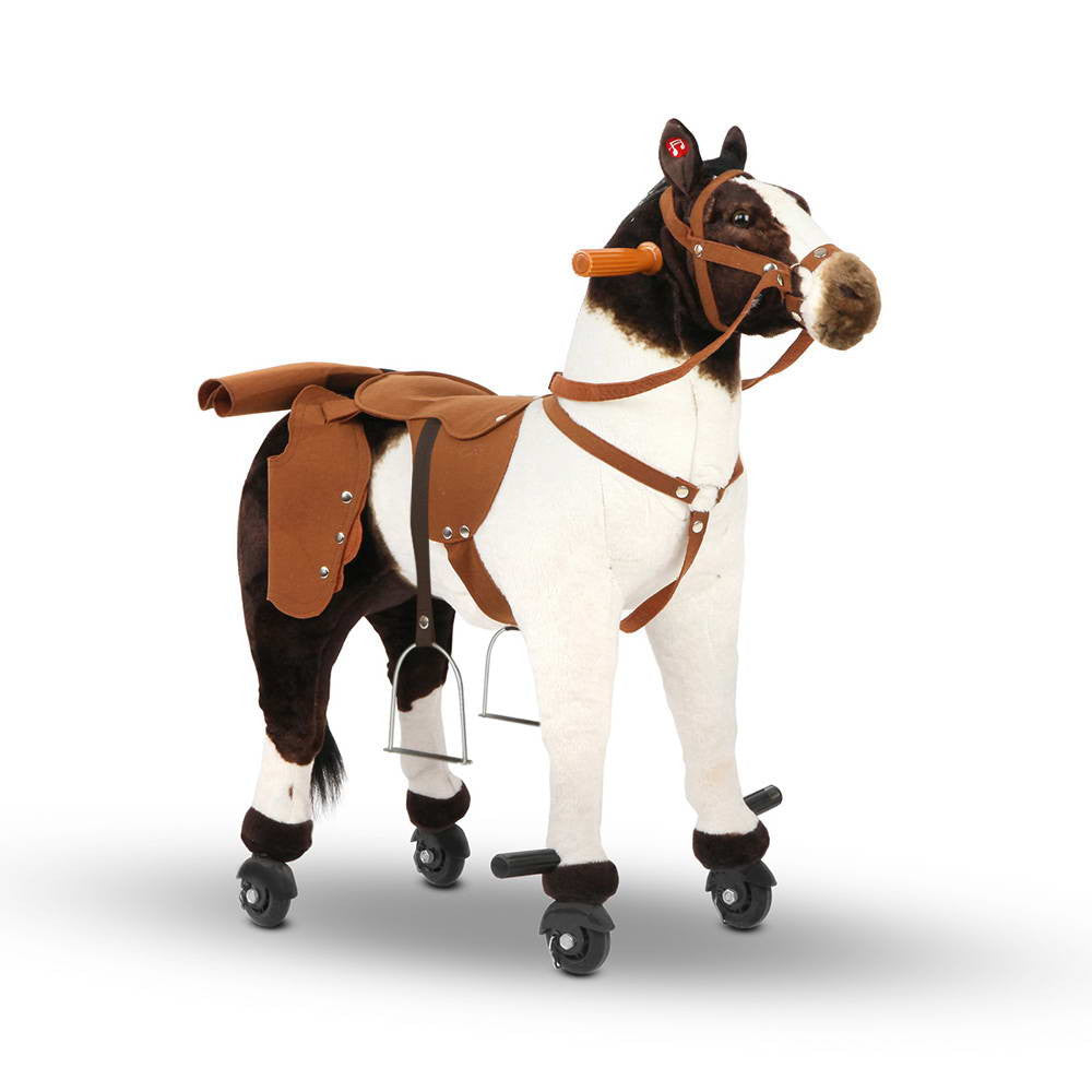 Ride on Pedal Toy Pony - White