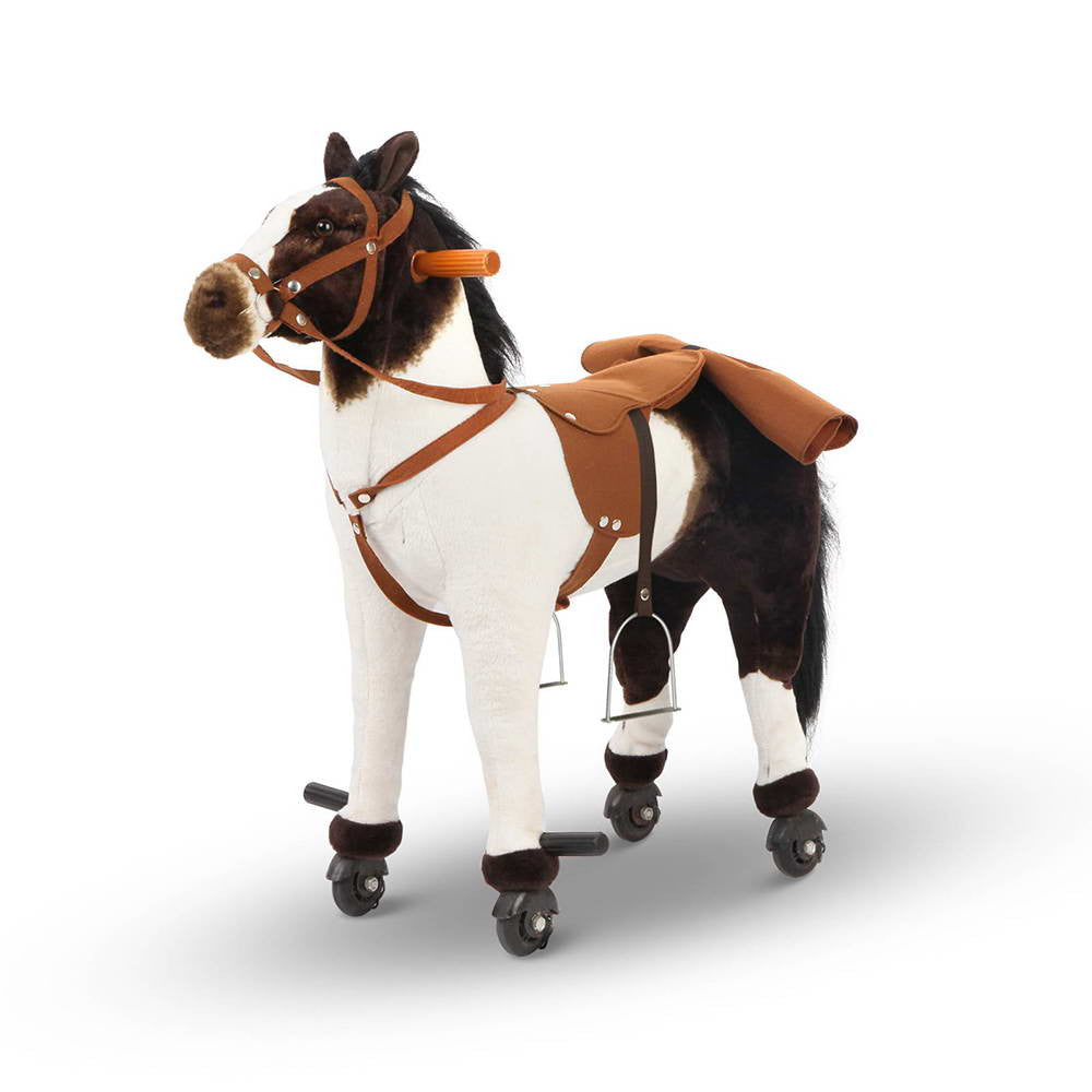 Ride on Pedal Toy Pony - White