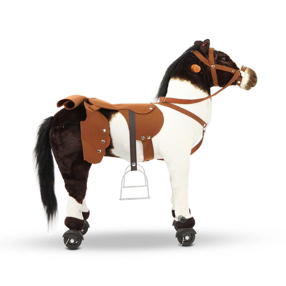 Ride on Pedal Toy Pony - White