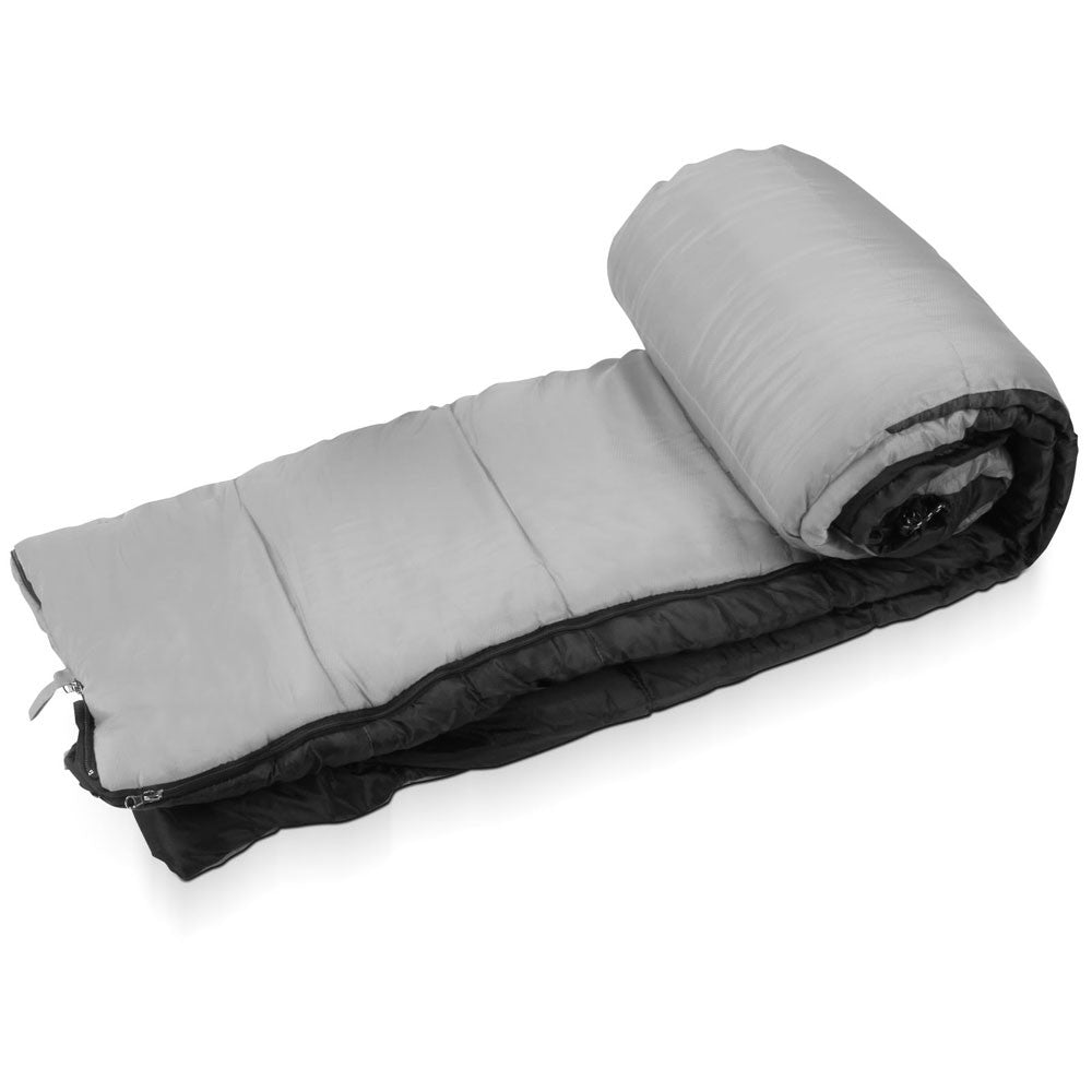 Camping Envelope Sleeping Bag Single Grey black