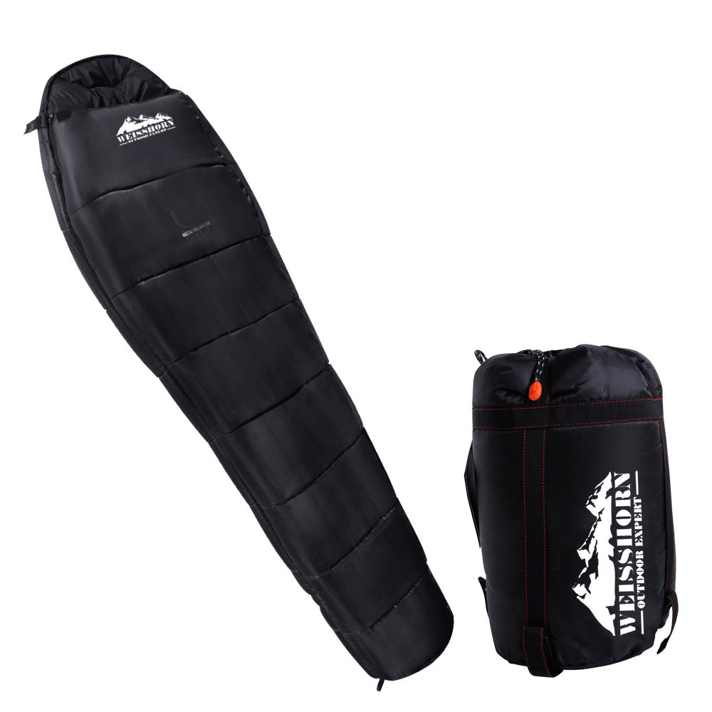 Camping Thermal Sleeping Bag Black