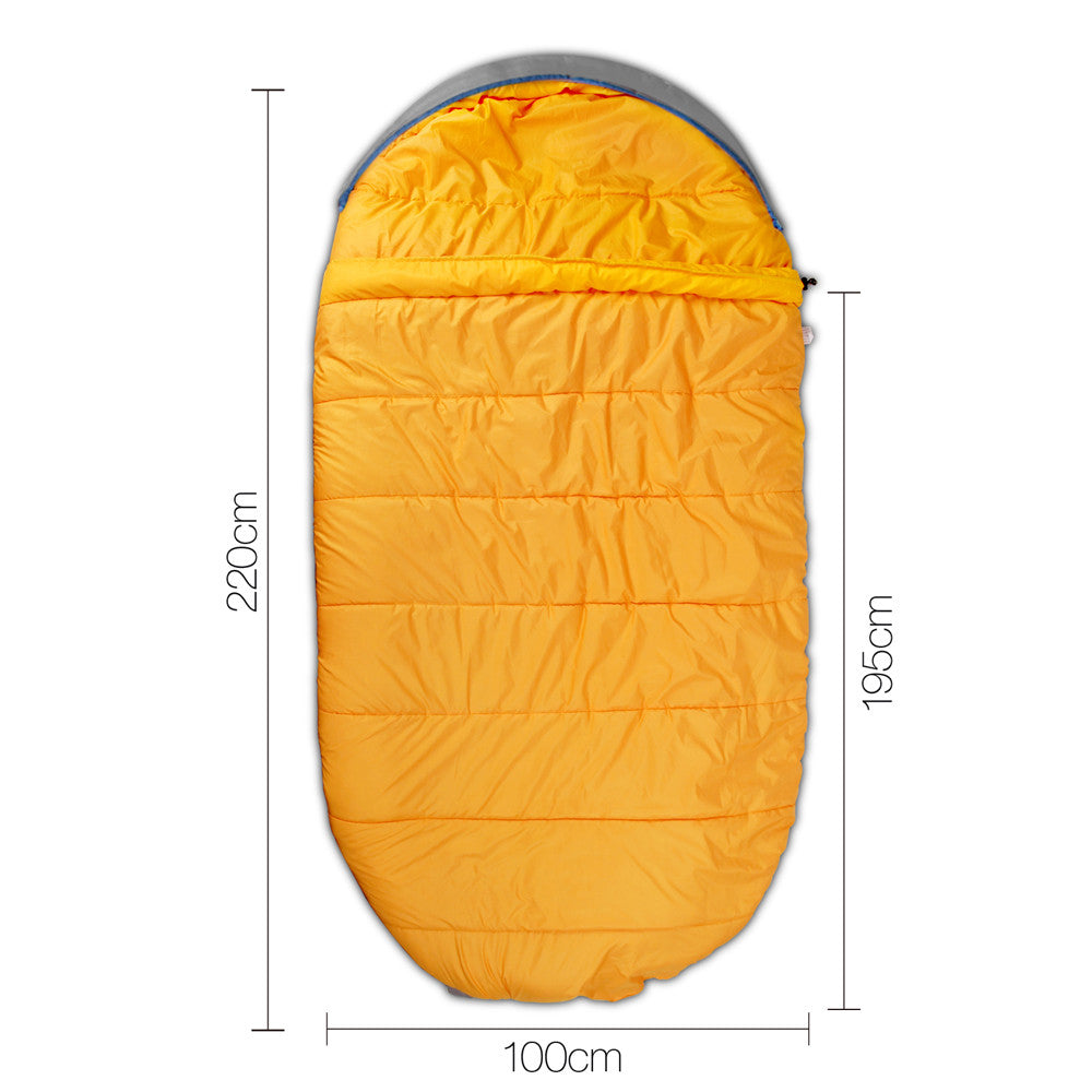 Camping Thermal Sleeping Bag King Blue