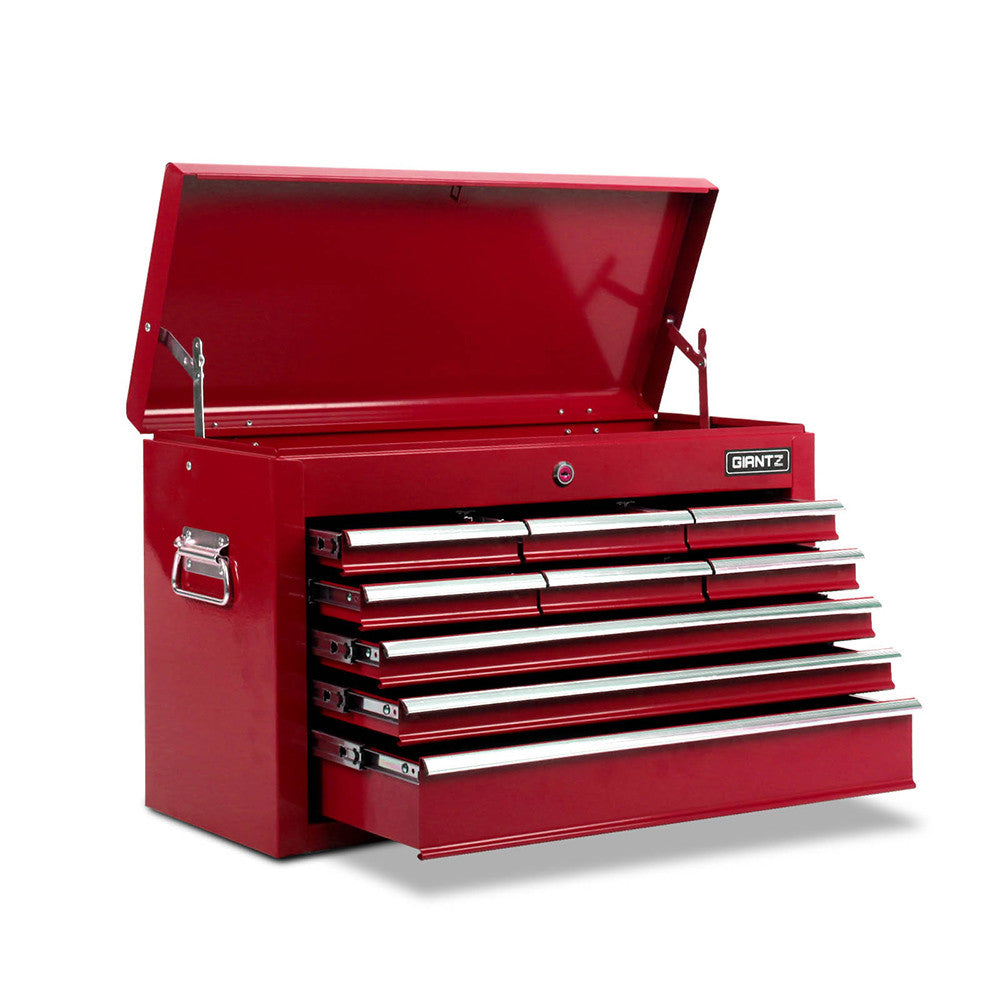 9 Drawers Tool Box Chest Red