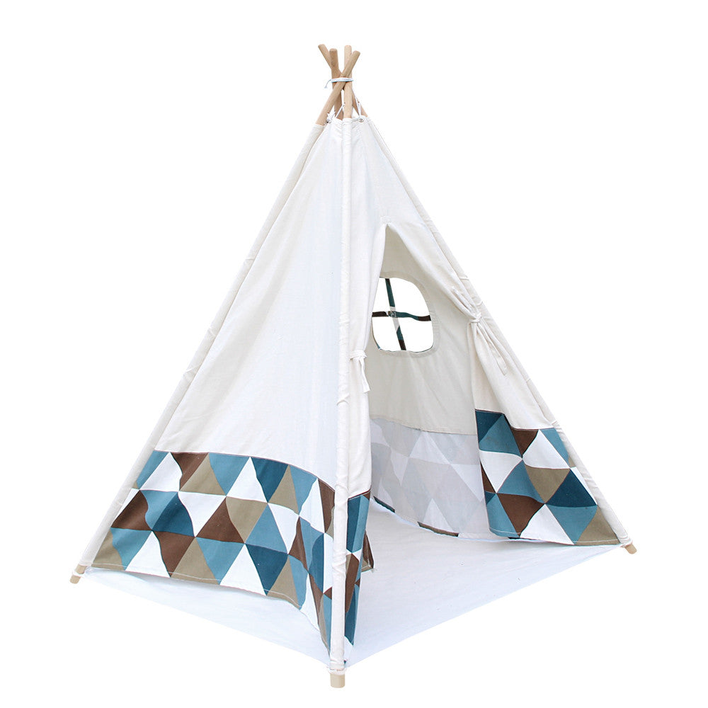 4 Poles Teepee Tent w/ Storage Bag