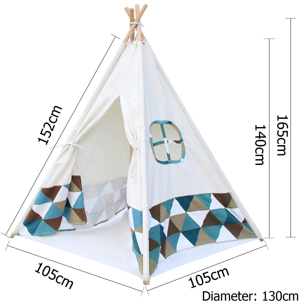 4 Poles Teepee Tent w/ Storage Bag