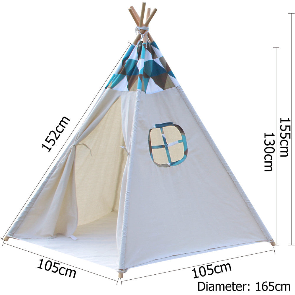 5 Poles Teepee Tent w/ Storage Bag