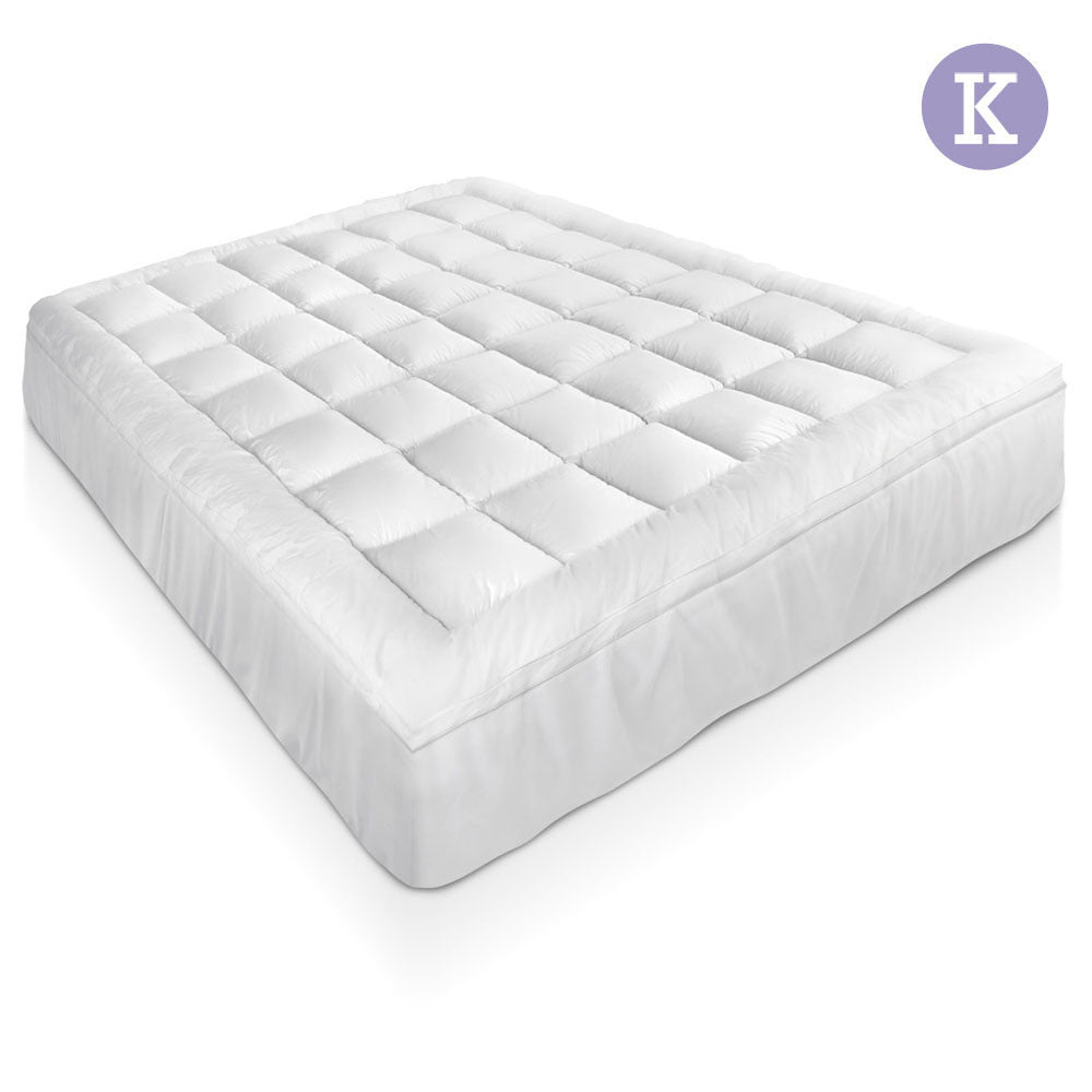 Bamboo Pillowtop Mattress Topper 5cm - King