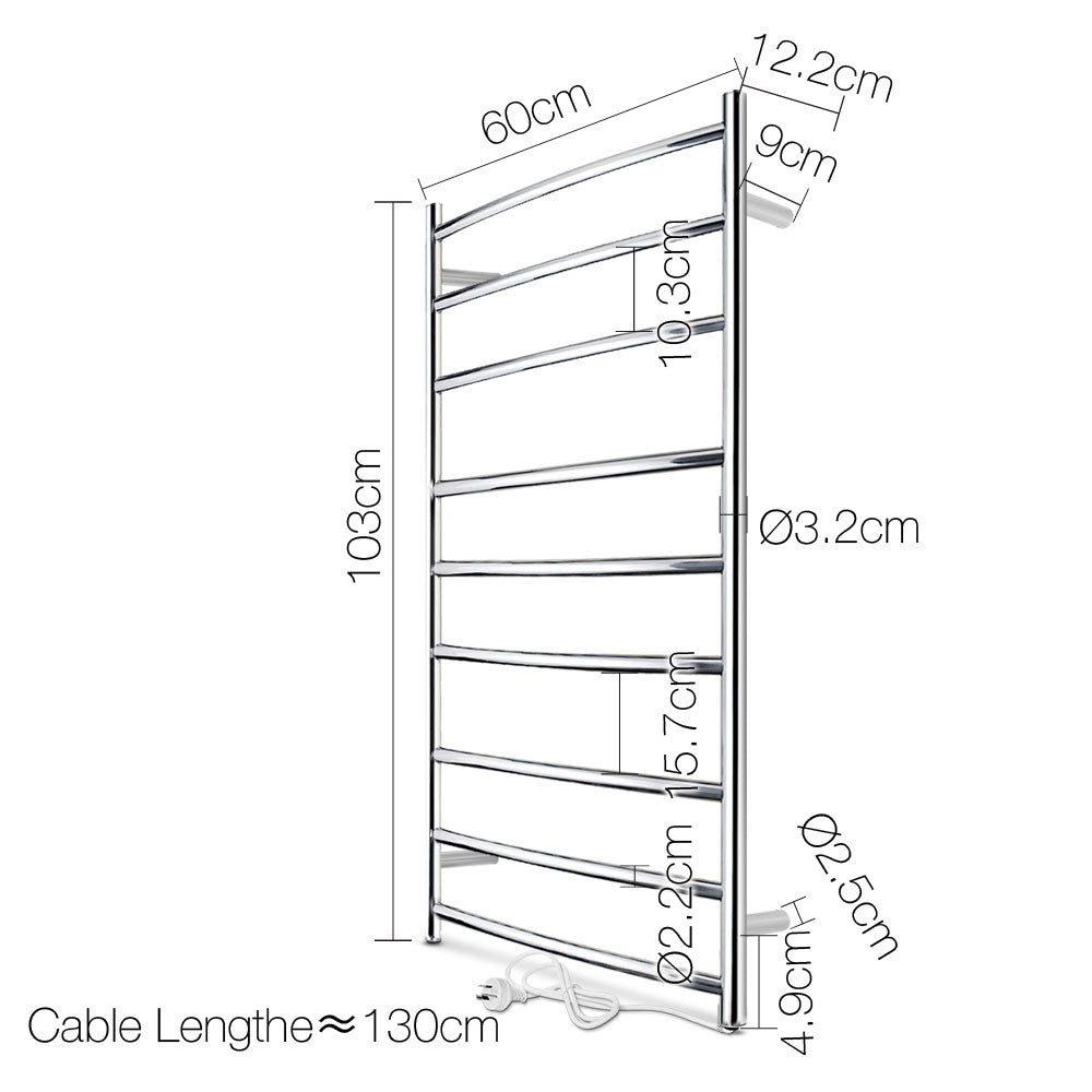 Electric Heated Towel Rail - Large